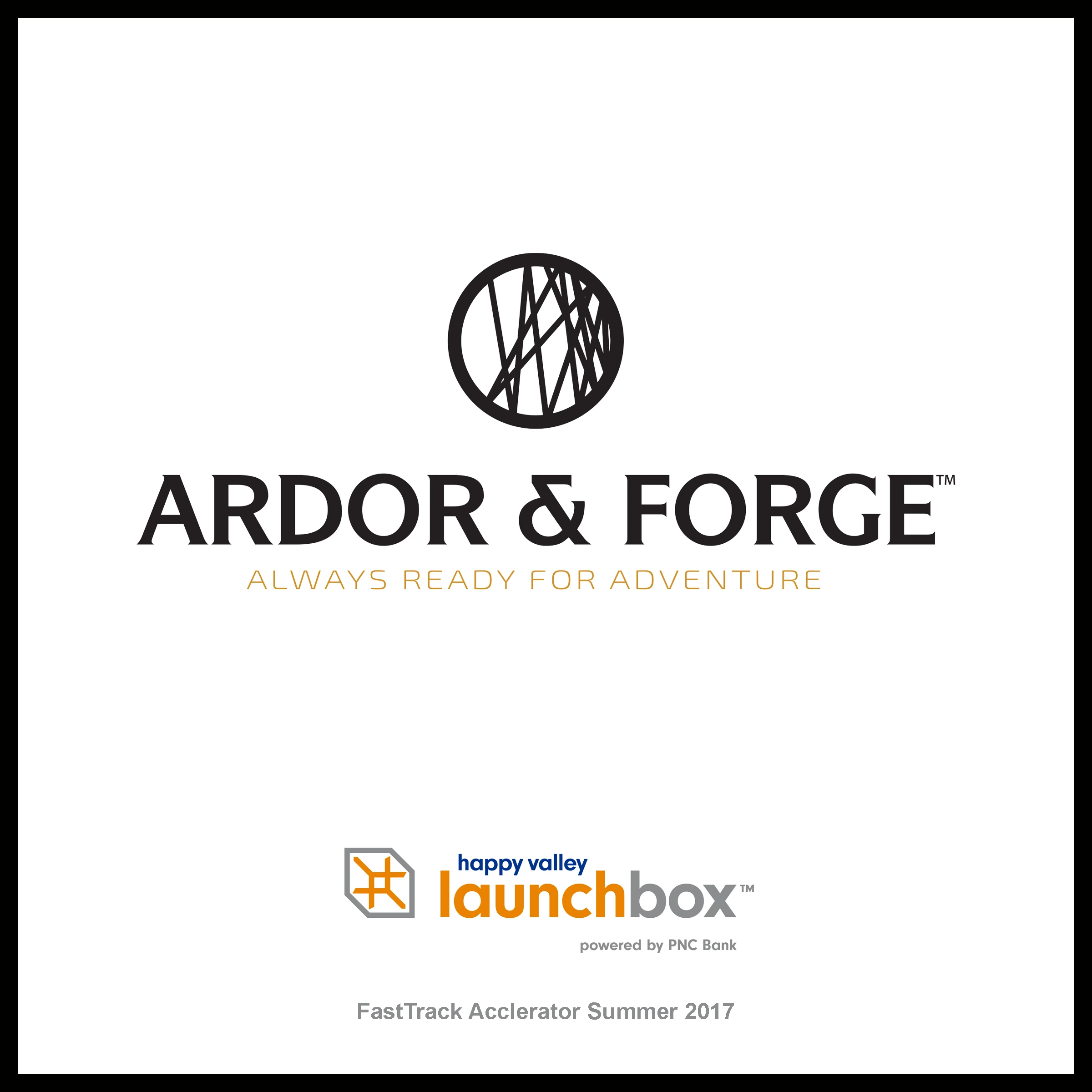Ardor and Forge startup plaque