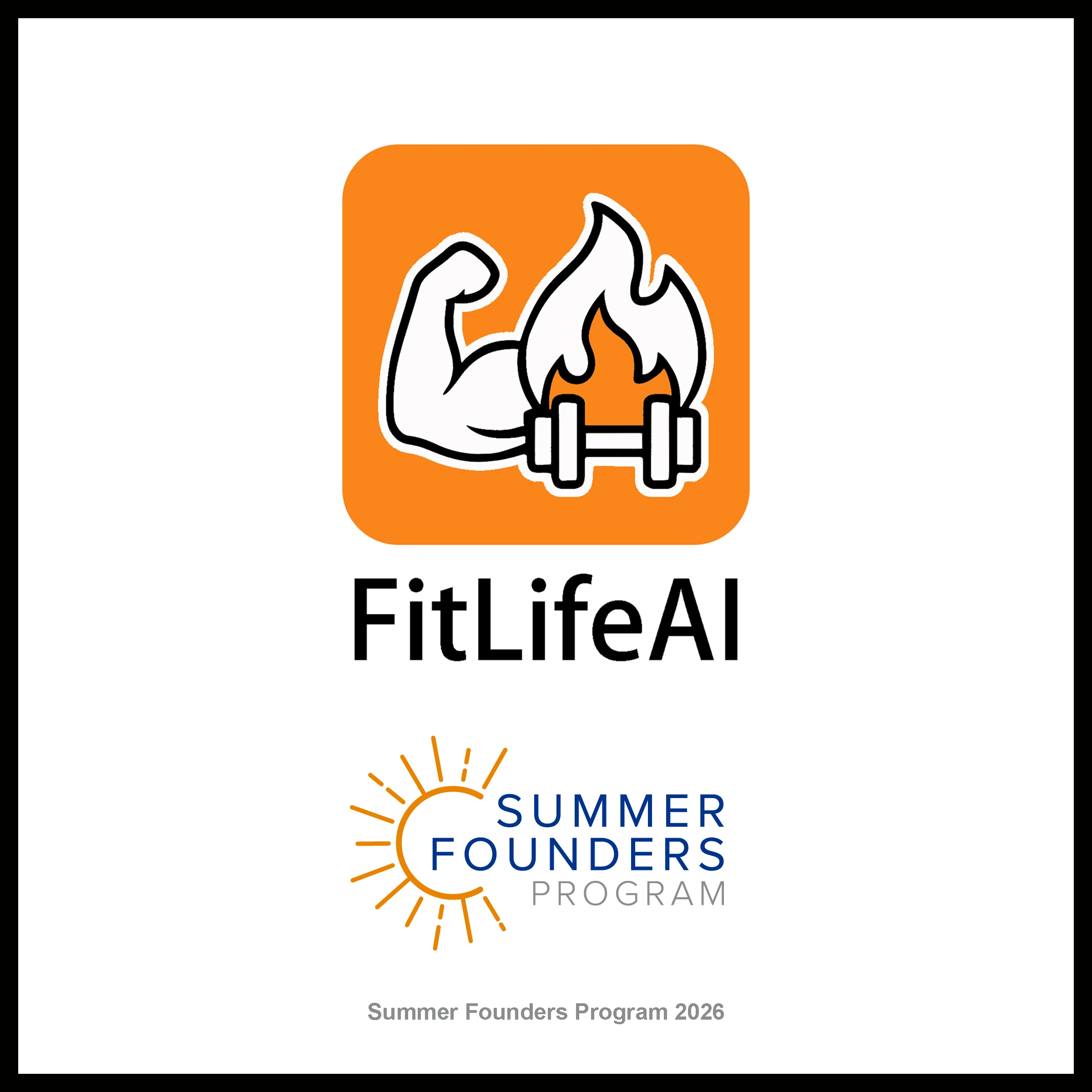 FitLifeAI startup plaque