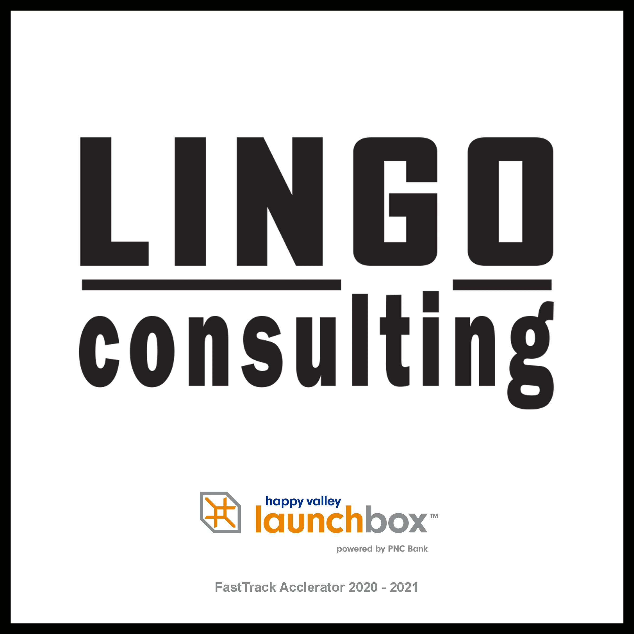 Lingo Consulting startup plaque