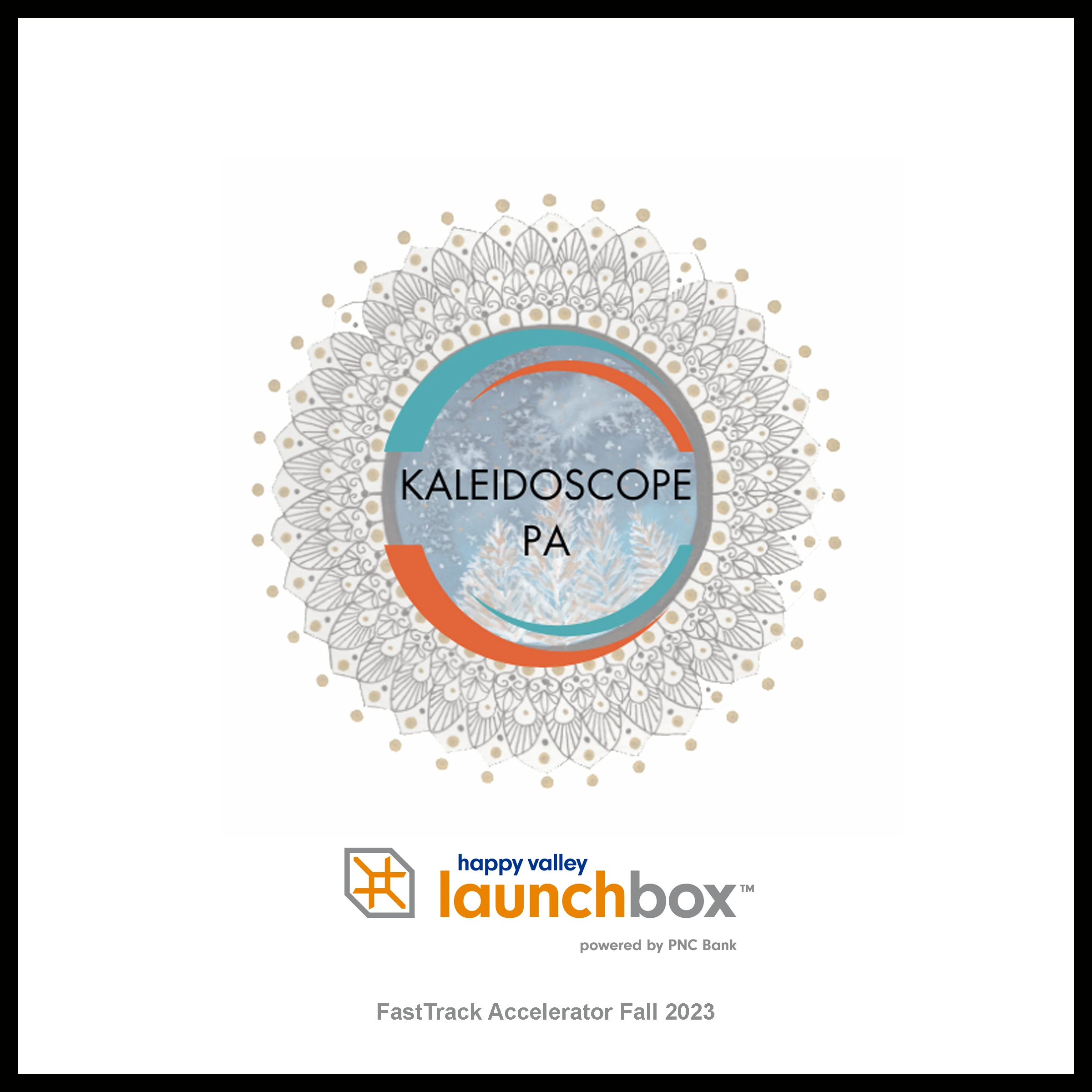 Kaleidoscope startup plaque