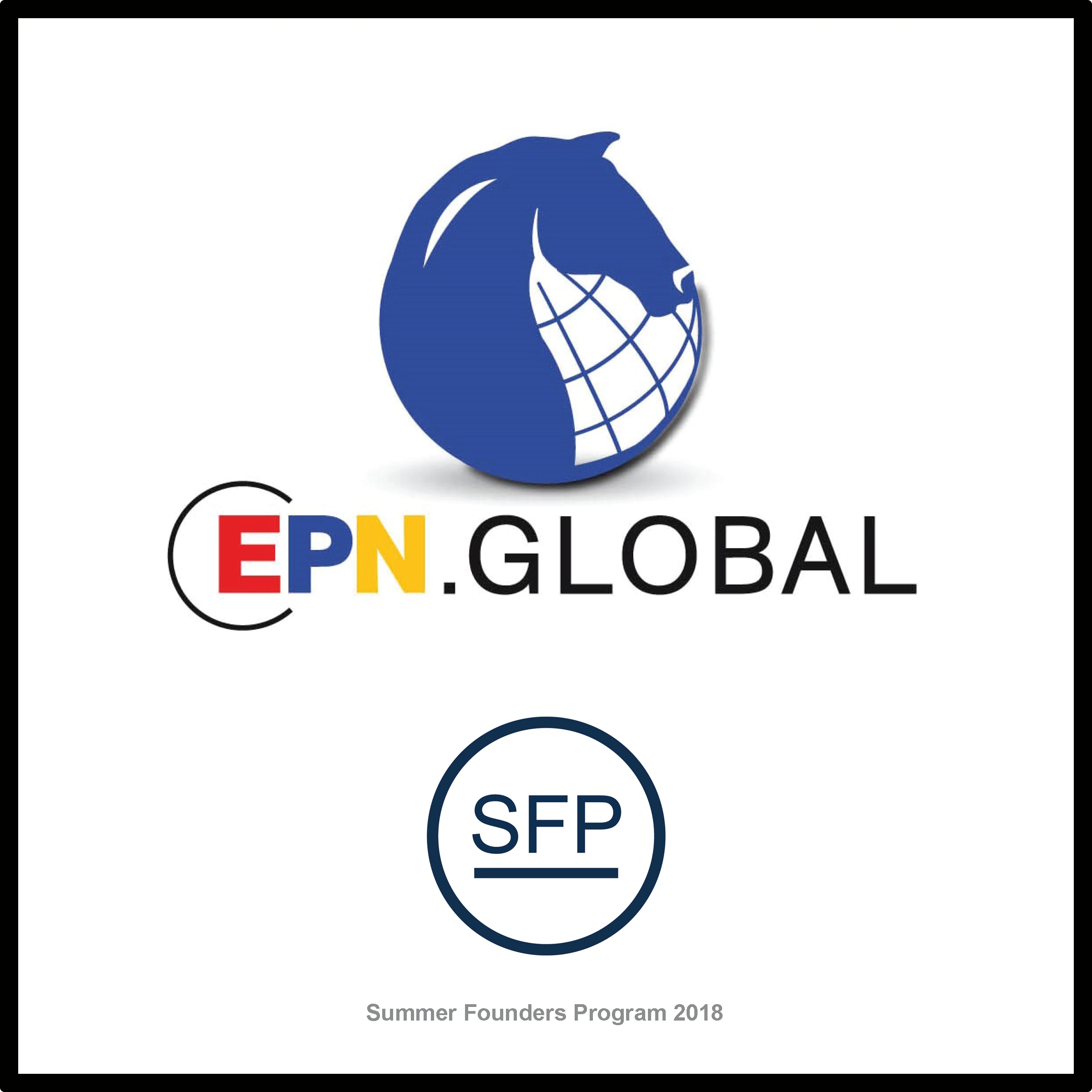 EPN Global startup plaque