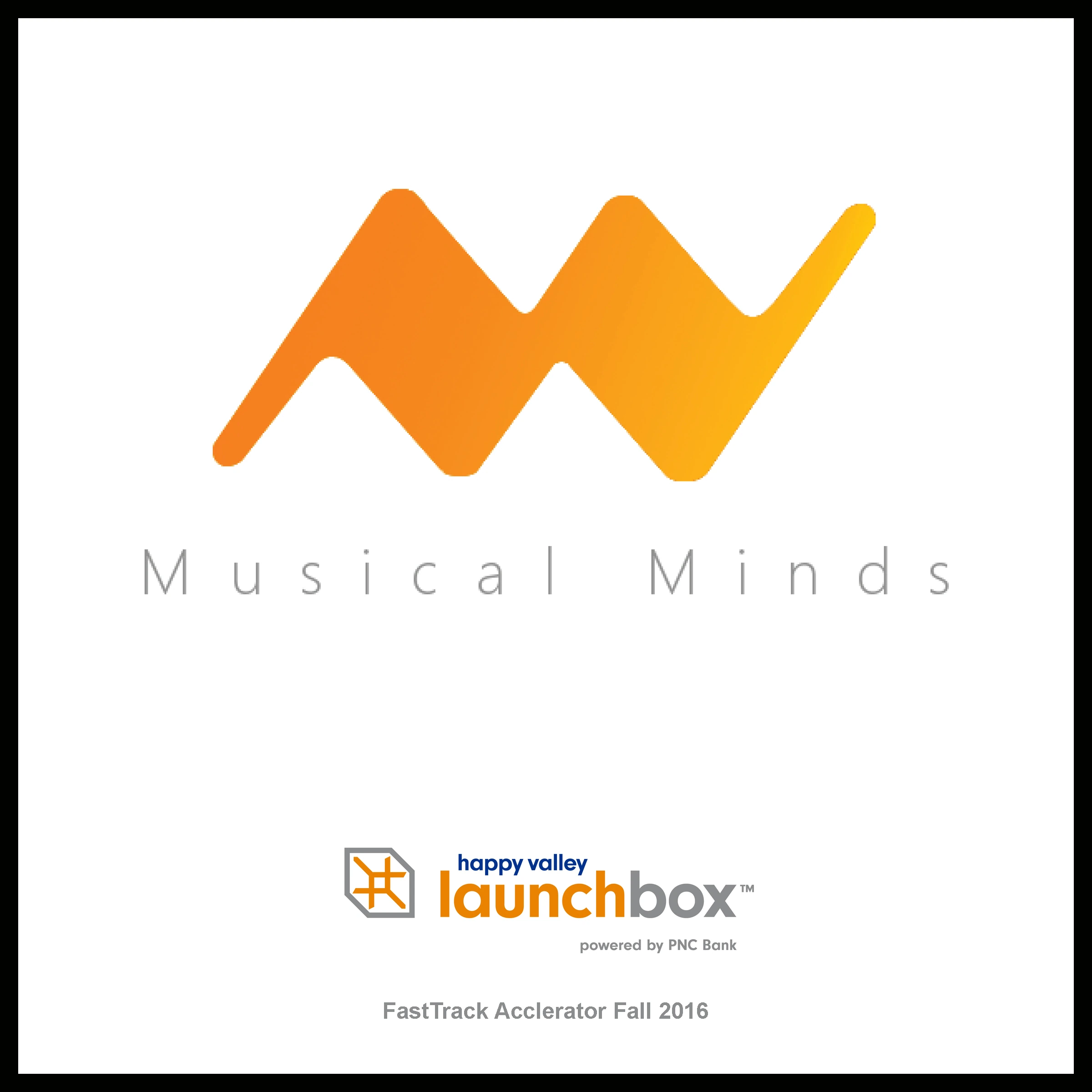 Musical Minds startup plaque