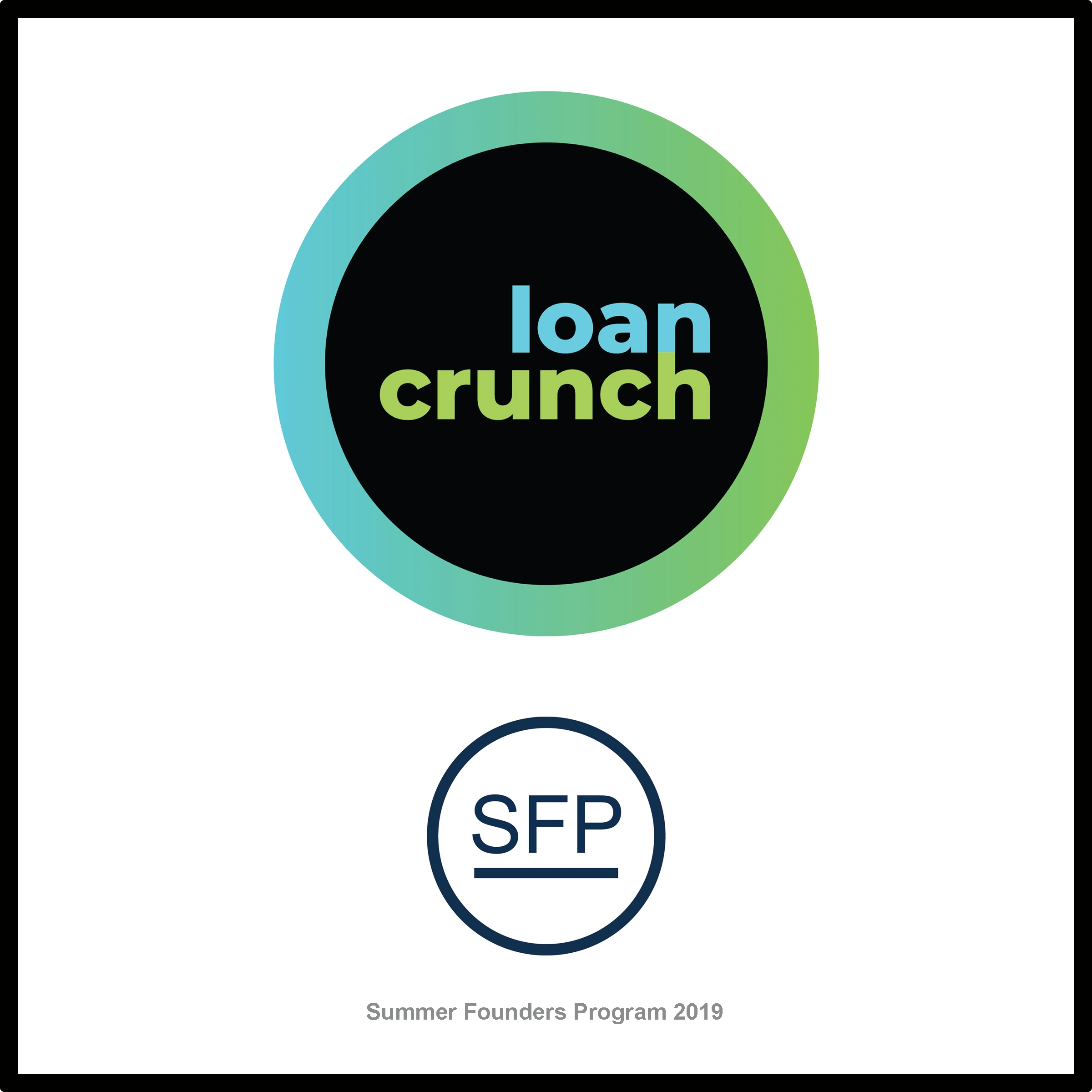 Loan Crunch startup plaque