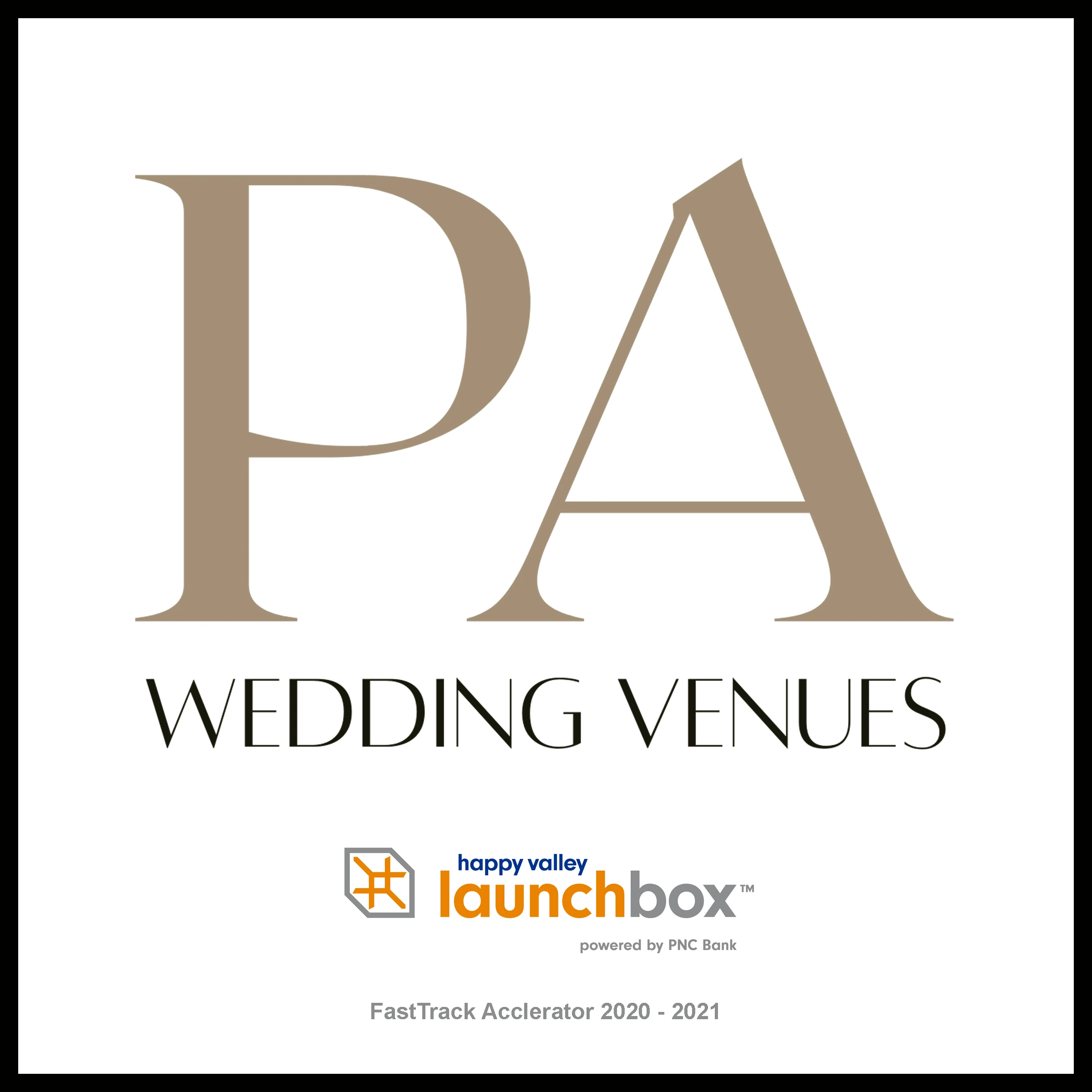 PA Wedding Venues startup plaque