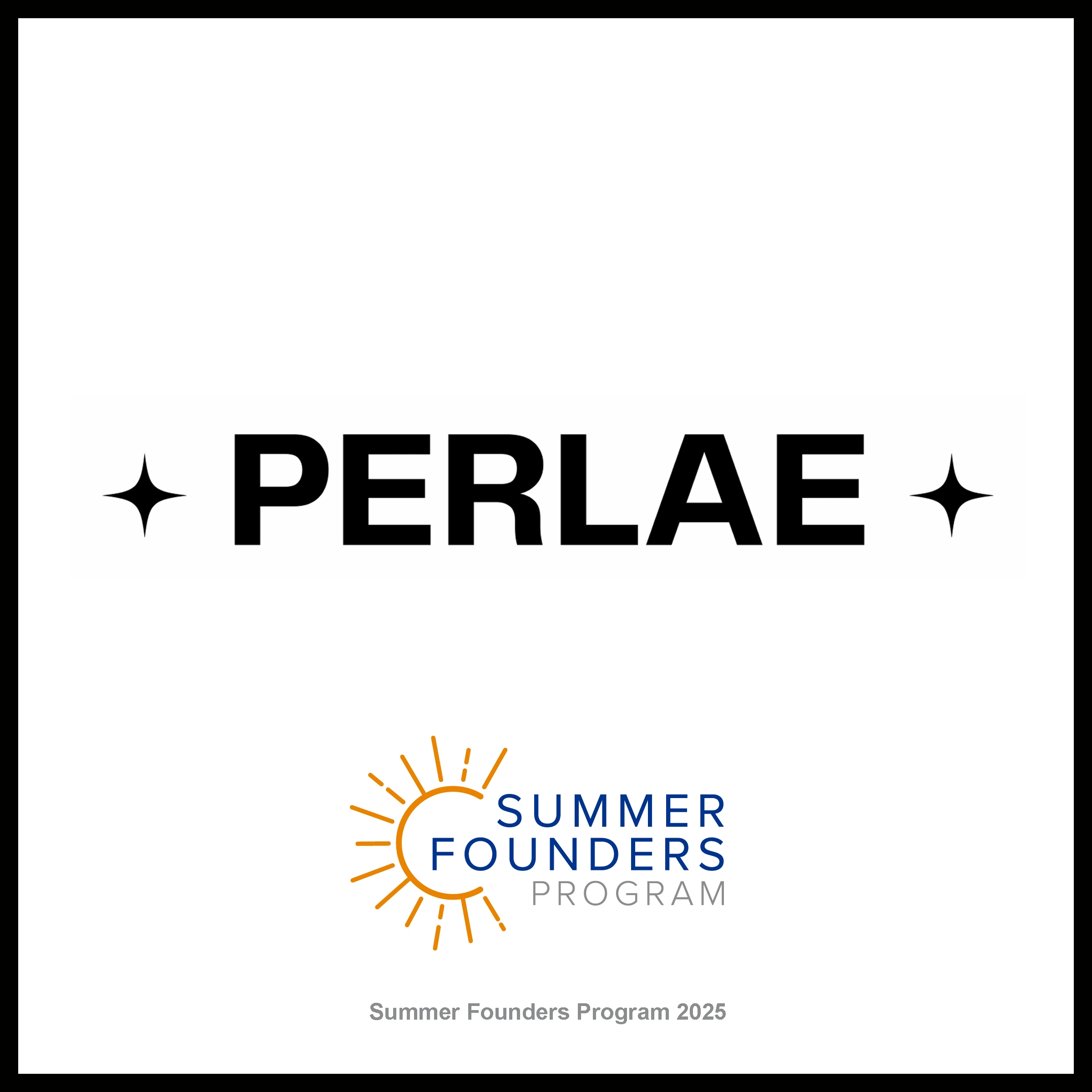 Perlae startup plaque