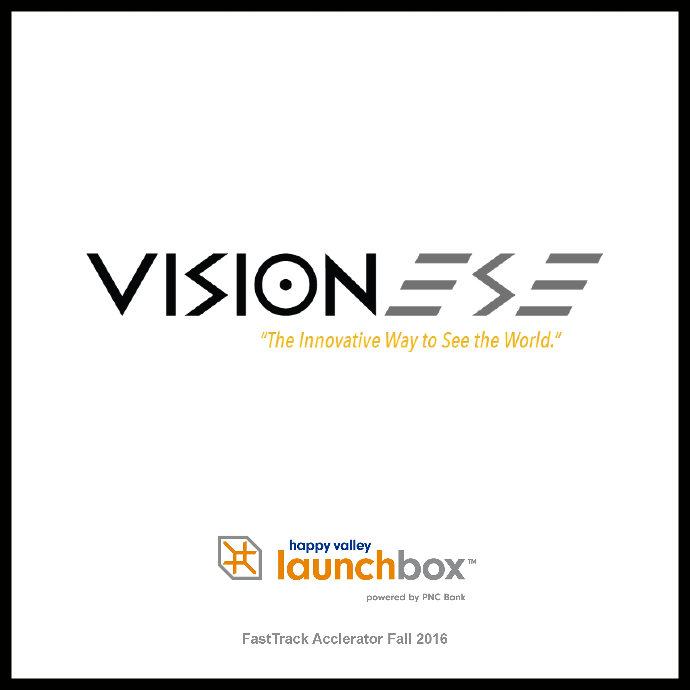 Visionese startup plaque
