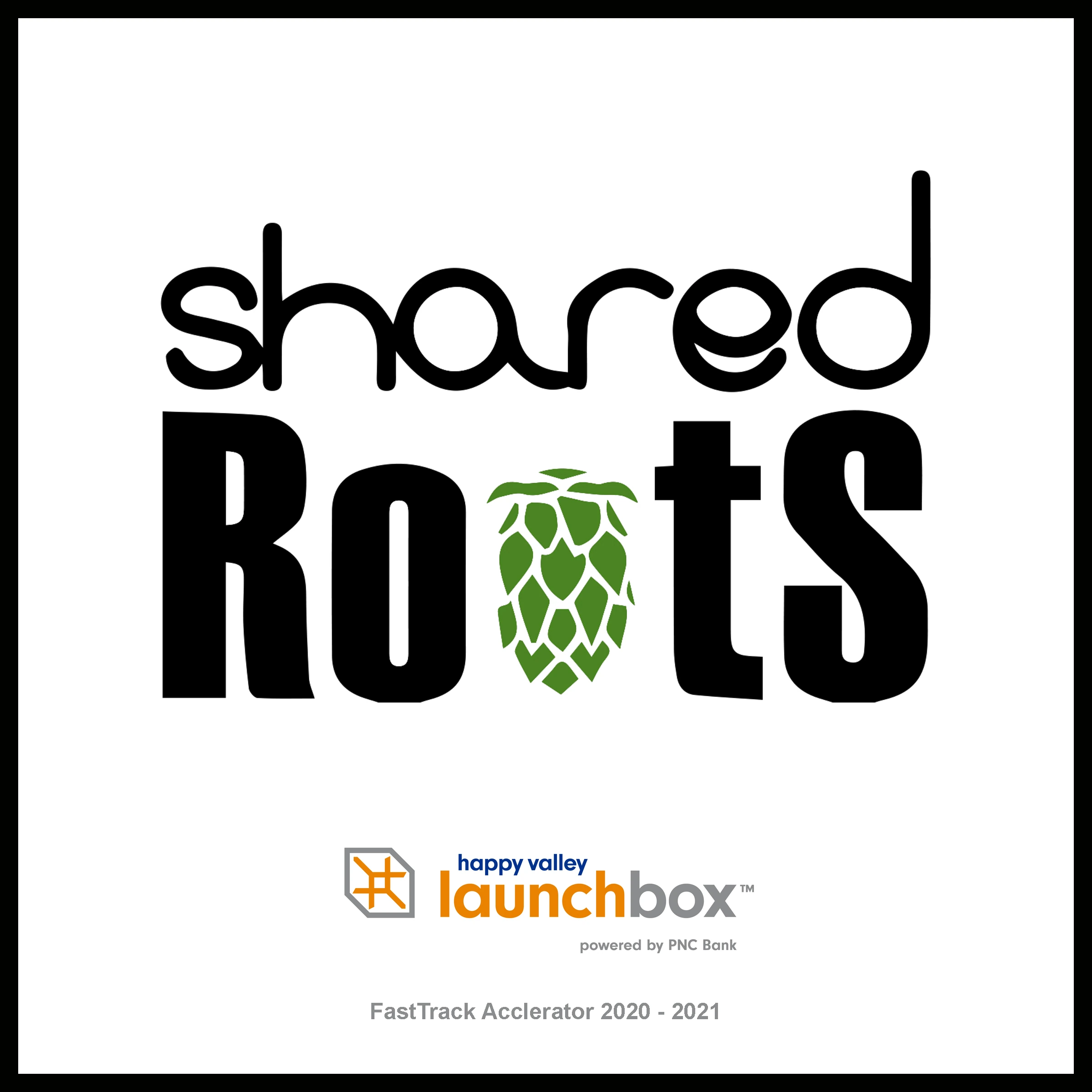 Shared Roots startup plaque