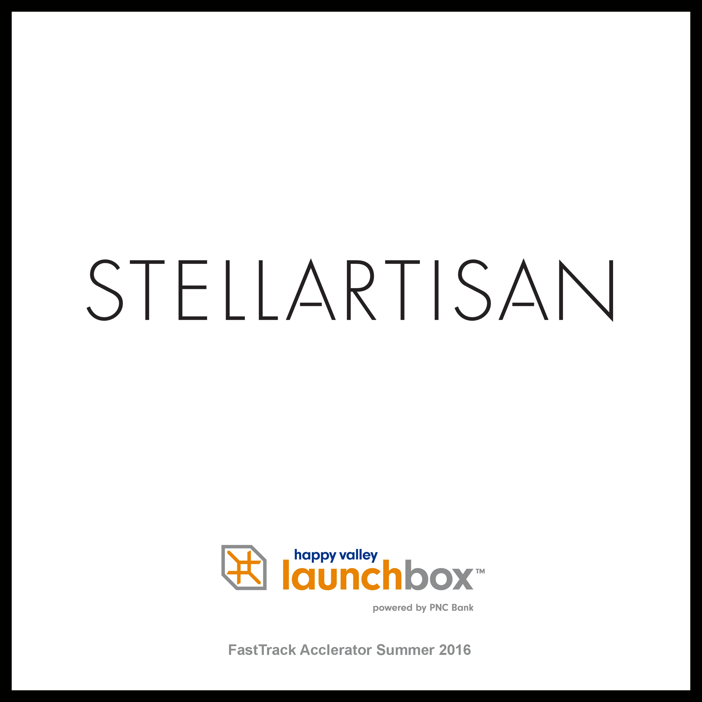 Stellartisan startup plaque