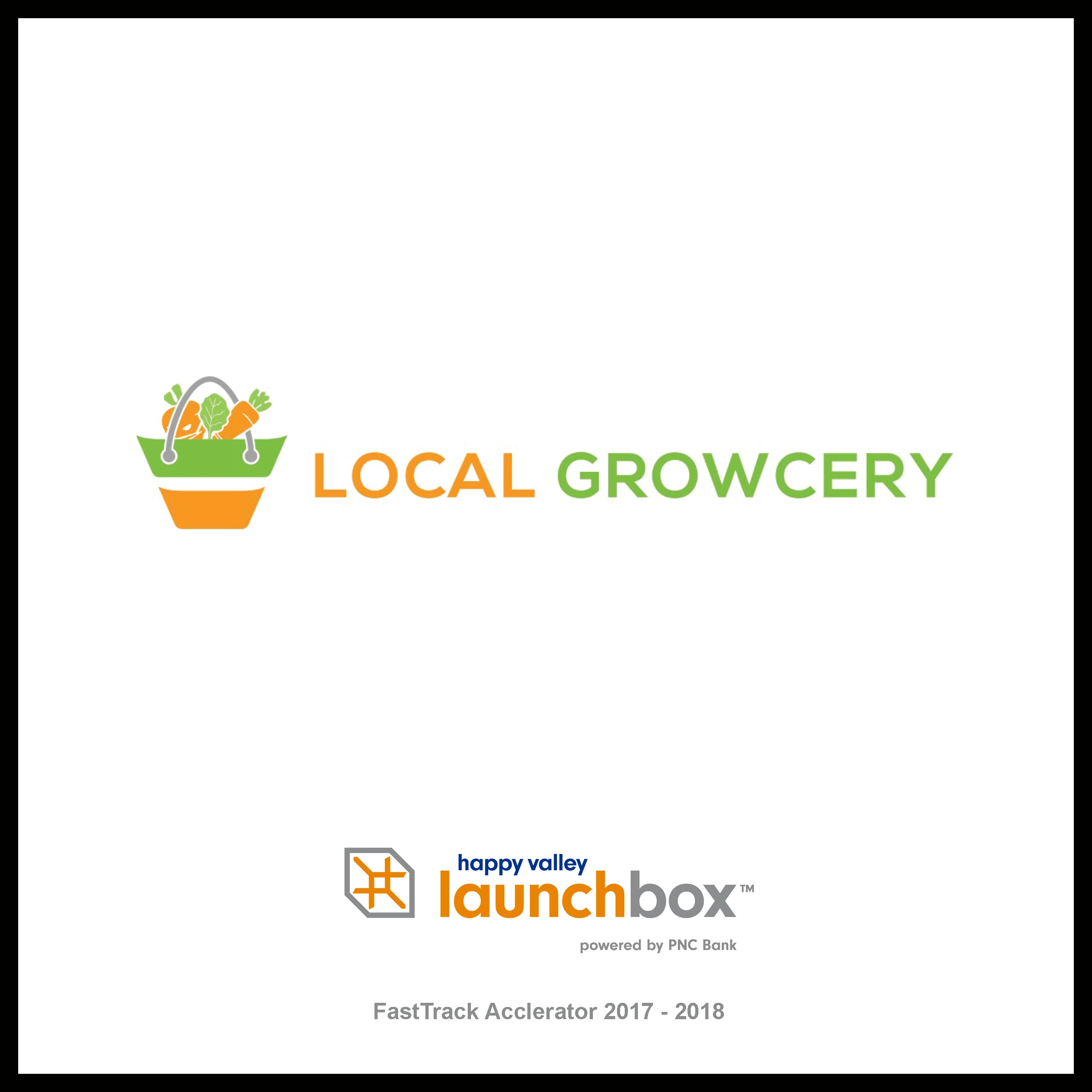 Local Growcery startup plaque